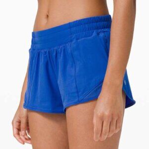Lululemon Hotty Hot Short II 2.5" – Cerulean Blue – Size 4